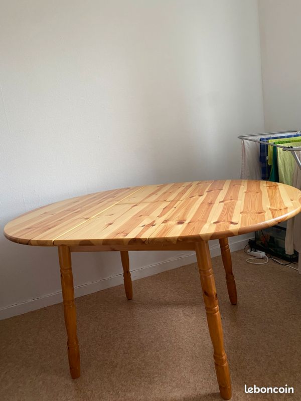 Table à manger extensible (image 1)