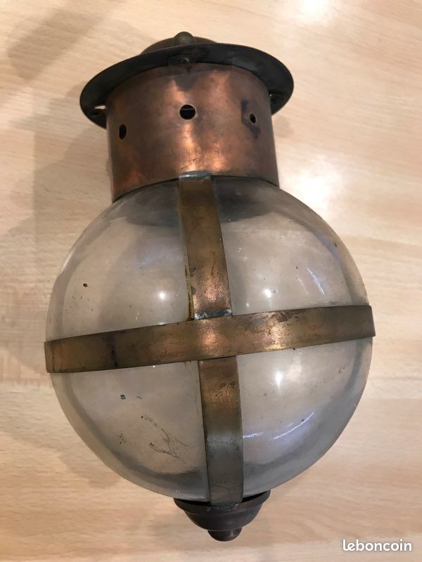 Lanterne laiton et verre (image 2)
