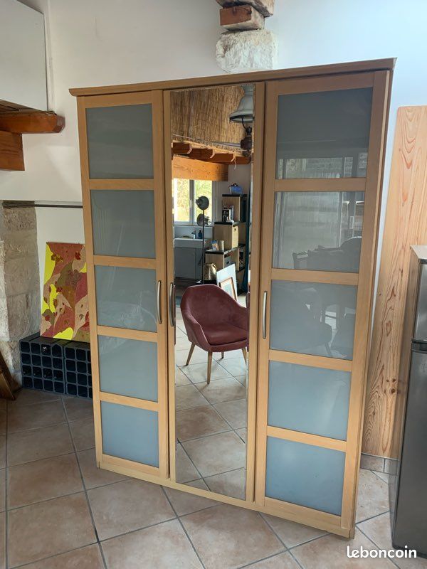 Armoir 3 portes et miroir (image 1)