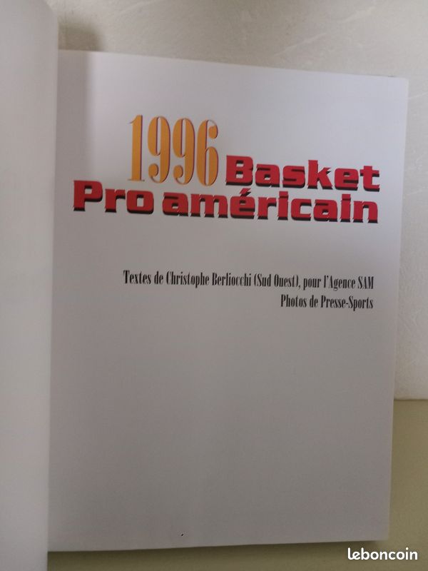 Livre "96 une saison de Basket pro américain " (image 2)