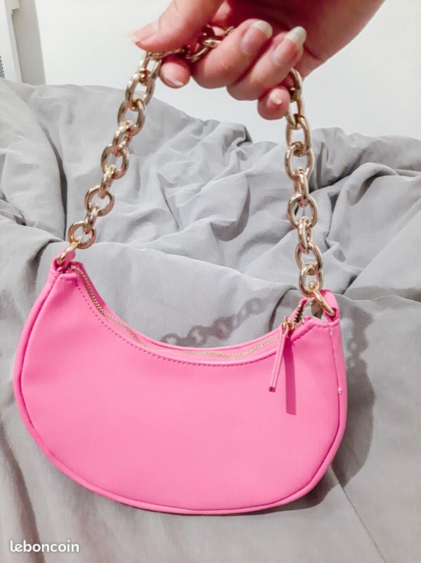 Mini sac h&m NEUF JAMAIS PORTÉ ROSE BONBON (image 2)