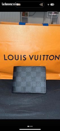 ② Pochette de voyage Louis Vuitton graphite monogramme — Porte-monnaie &  Portefeuilles — 2ememain