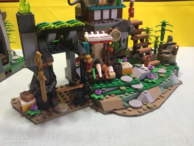 PAS D’ENVOI LEGO MONKIE KID 80044 MONKIE KID’S TEAM HIDEOUT complet avec boîte et plan plus pièces détachées supplémentaires (image 7)