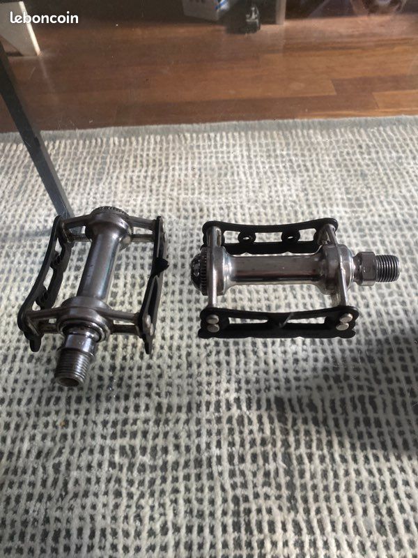Pédale Gauche Record Campagnolo Vintage - Pour Vélo De Route, Acier, Italie