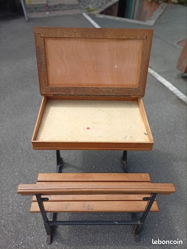 Pupitre / Bureau ancien enfant (image 3)