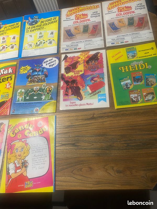 Poster Goldorak Super Posters N°5 - 86x58 Cm - Télé Guide 1978 - État Parfait