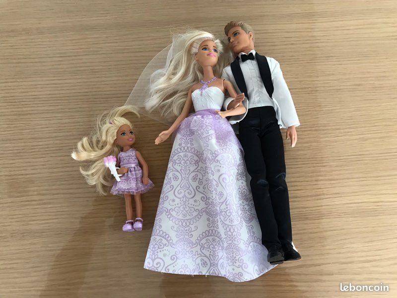 King Jouet Coffret Mariage Barbie Et Ken Wedding Ken Et Barbie Se