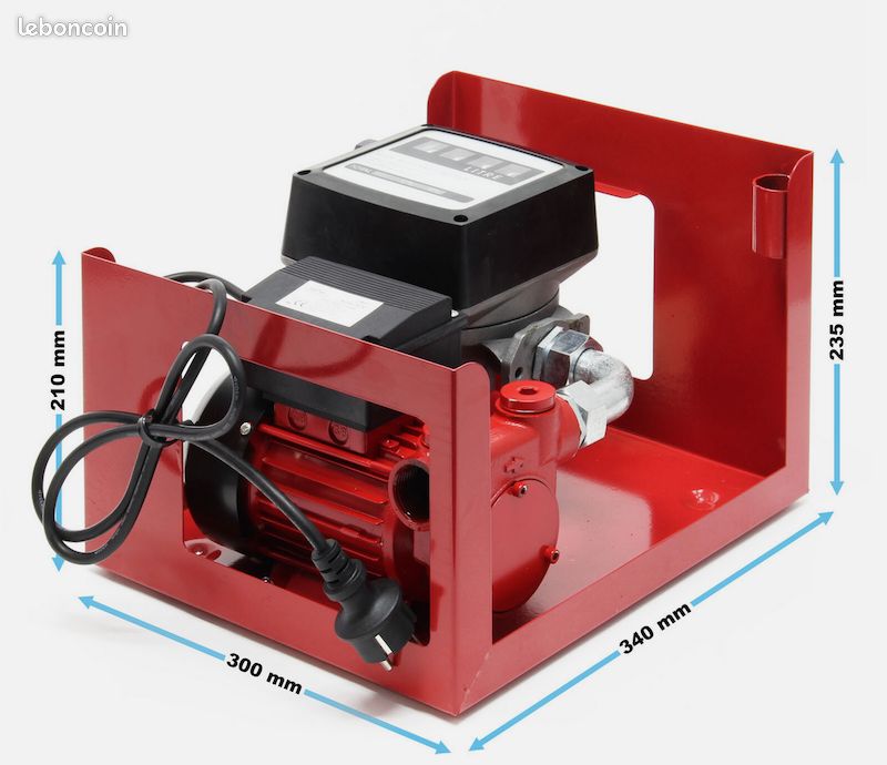 Pompe à Fuel ou Gasoil 230V/600W 40l/min - Neuf – Livraison gratuite en Europe ⭐ ⭐ ⭐ (image 3)