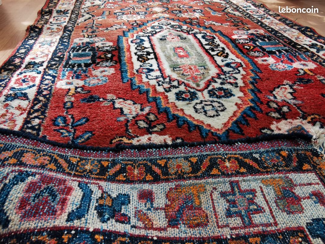 Tapis Kerman persan ancien en laine nouée à la main nouée Tapis Kerman persan ancien en laine nouée à la main nouée