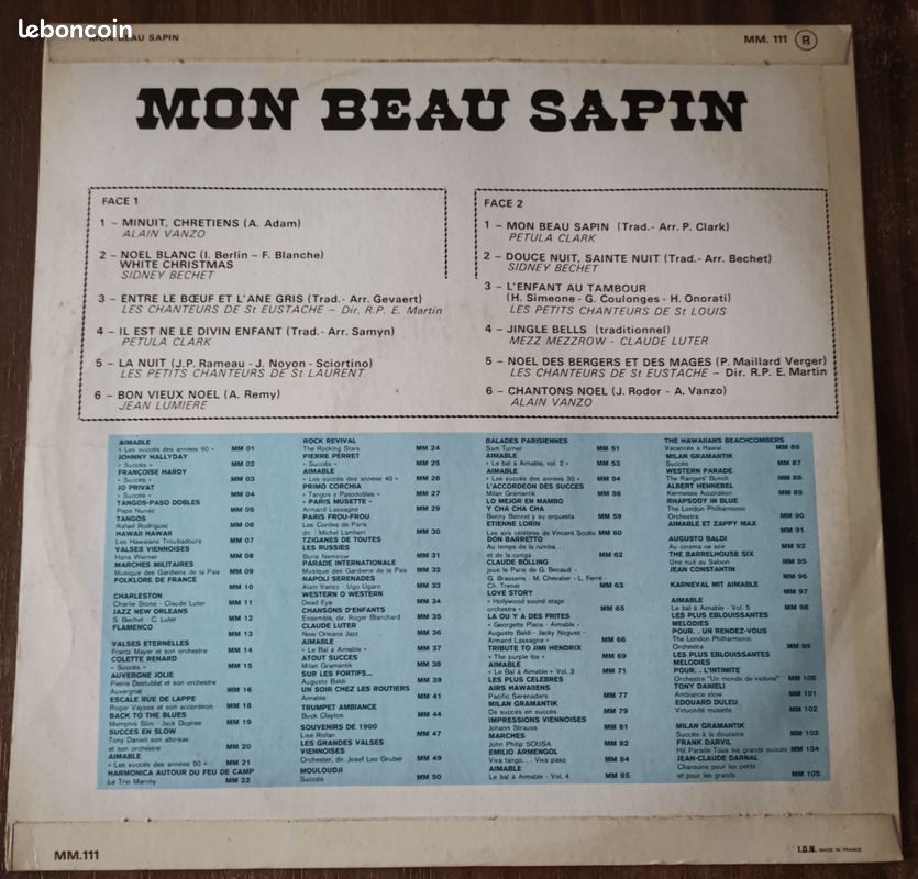 Lot de 10 vinyles Acker Bilk - Jouvin - andré - Michel - Manitas de platas - Dessary - Montreux - Rossi (image 15)