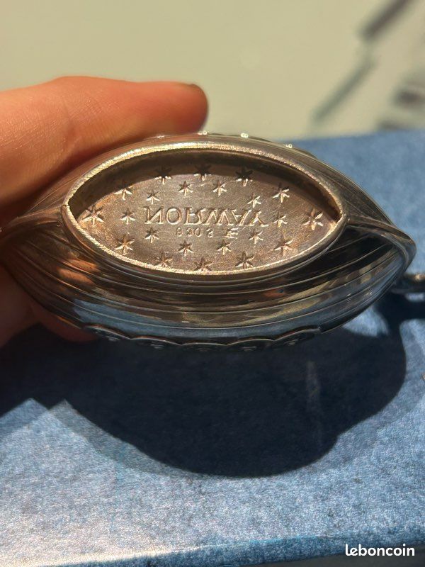 Petite Cuillère Ancienne En Argent Massif - Tarare Lyonnais - Vintage