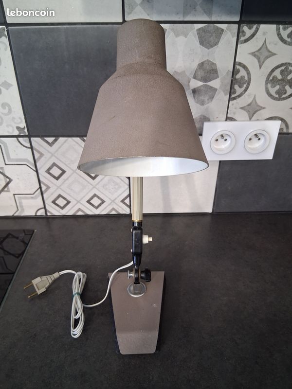 Lampe industrielle Super Chrome vintage (image 6)
