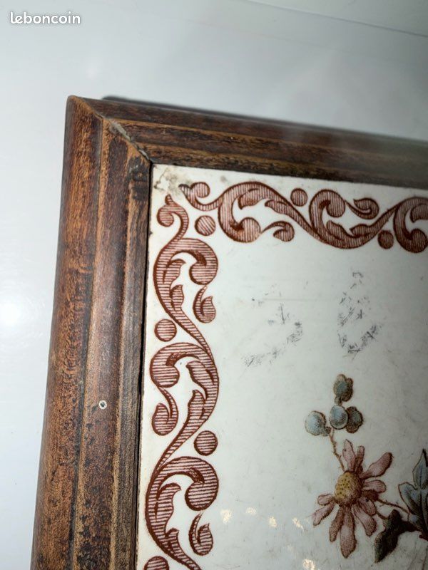 Ancien dessous de plat en faïence (image 6)