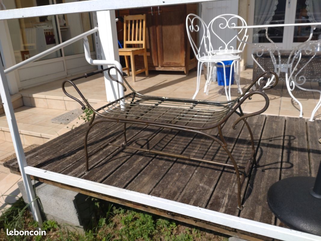 Banc en fer forge (image 10)
