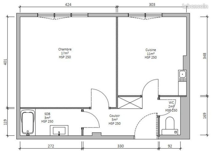 Appartement 1 pièce 37 m² · à Annemasse · 37 m² · 155 000 €