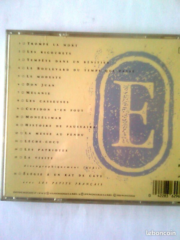 Georges Brassens, tempête dans un bénitier, CD (image 2)