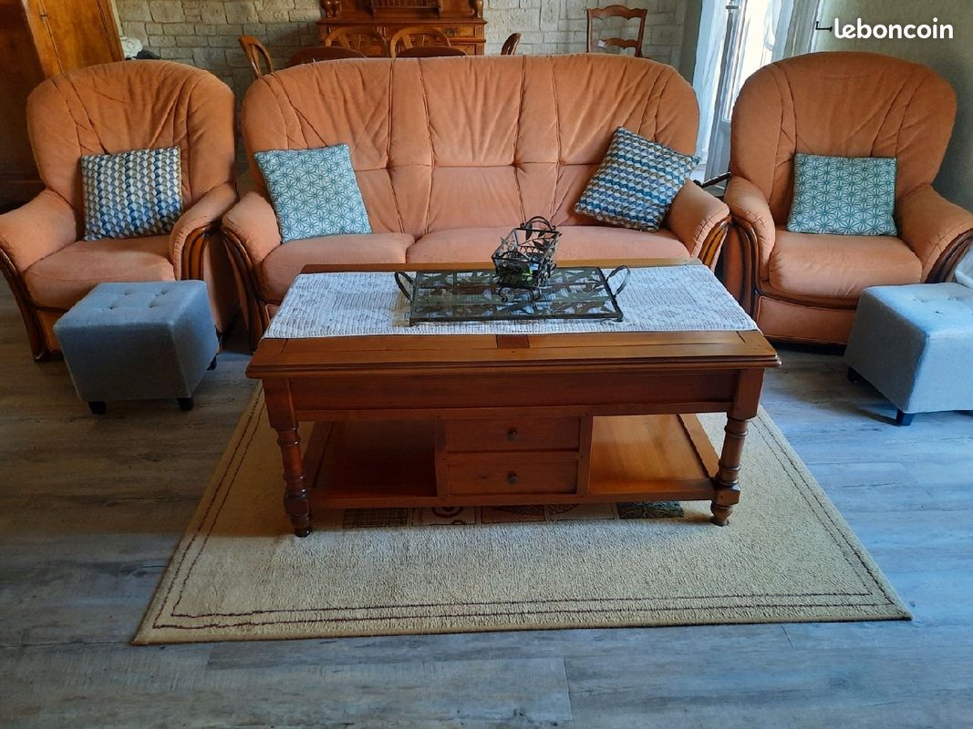 Vend canapé et 2 fauteuils (image 1)