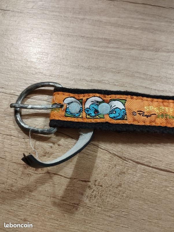 Lot de 2 ceintures enfants année 80 Mickey et Schtroumpfs (image 14)