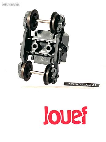 Bogie Porteur Jouef Pour Voiture TGV PSE HO - Essieux Métal Bruni, Très Bon état