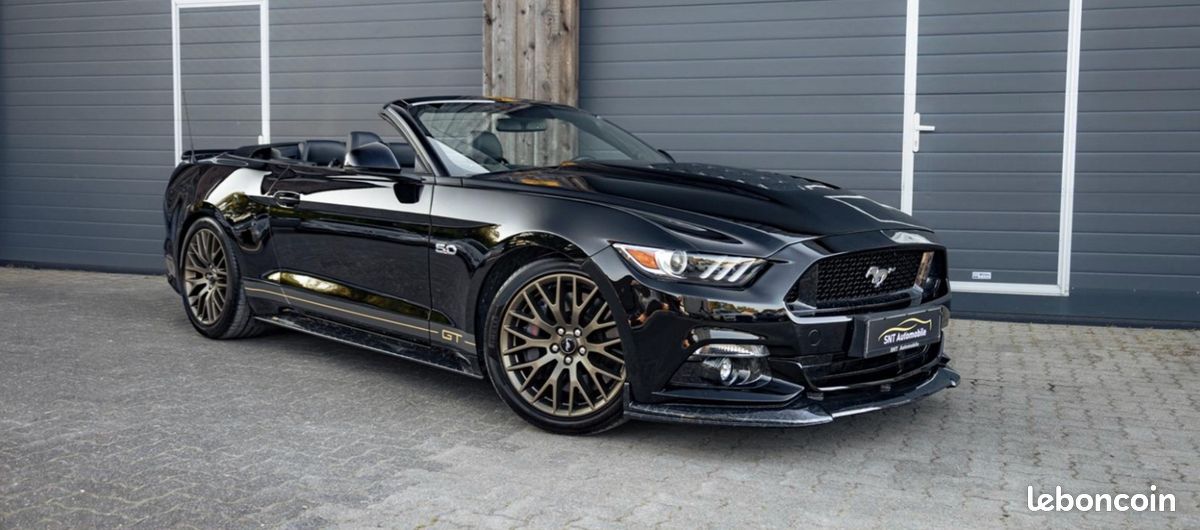 FORD Mustang GT CABRIOLET 5.0 V8 421CH BVA - BULL-X - CUIR - 30 591 KM (image 1)