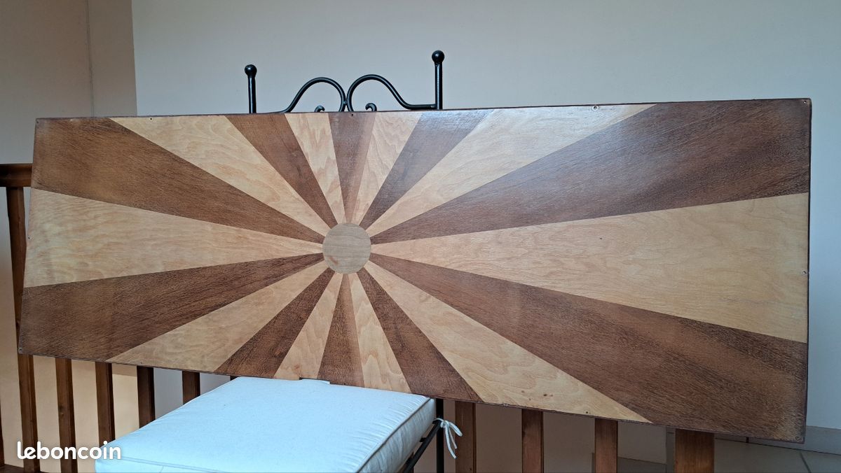 Panneau marqueterie vintage années 30 (image 1)