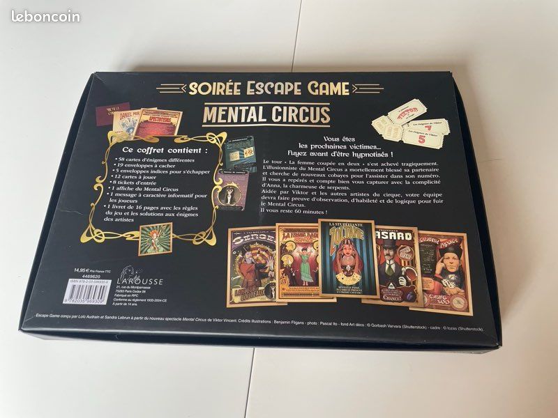 Escape game Mental Circus Viktor Vincent (image 2)
