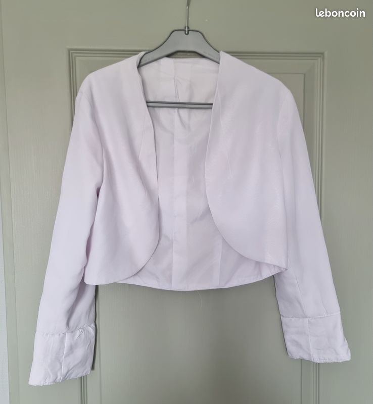 Veste femme blanc neuf dentelles t m (image 1)