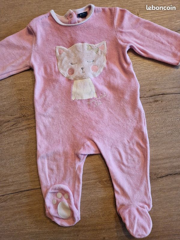 Pyjama Chat 🐱 Kiabi 12 mois (image 2)