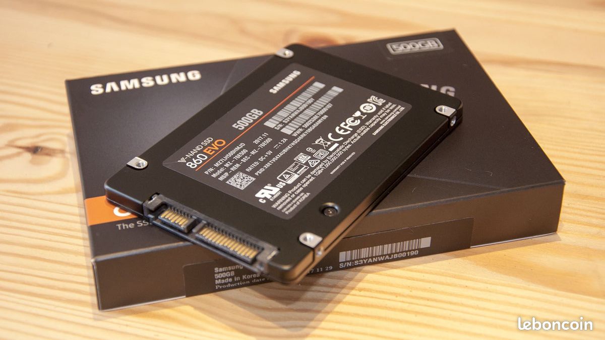 Disque SSD Samsung 860 Evo 500 Go (image 1)