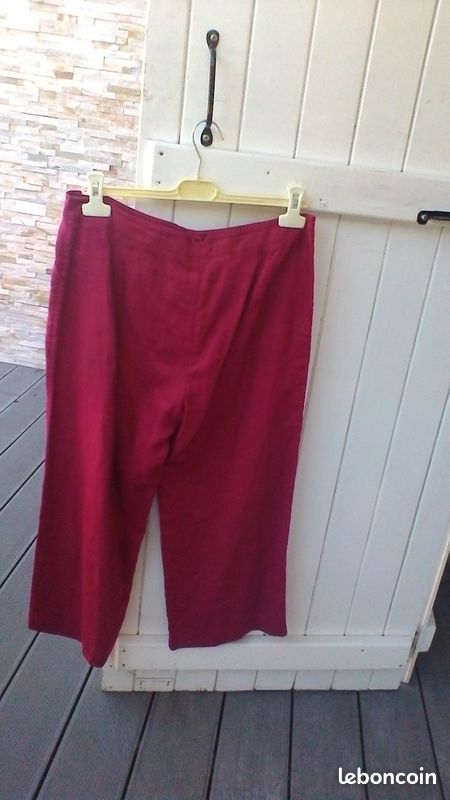 Pantacourt framboise manoukian - 42 (image 2)
