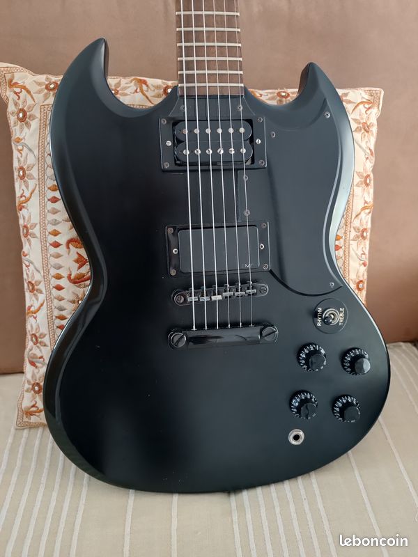 Guitare Epiphone SG gothic upgrade EMG actif (image 1)