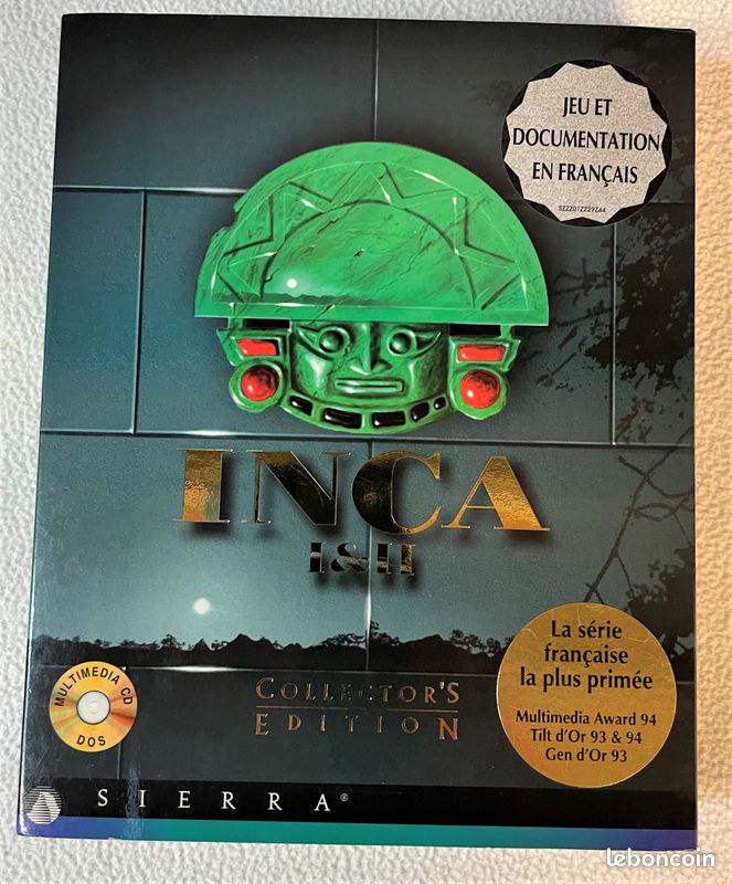 Jeu INCA 1 & 2 de 1993 complet (image 1)