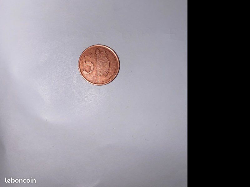 Pièce de 5 centime rare (image 1)