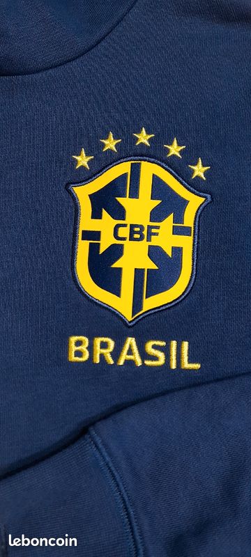 Sweat nike bresil Bleu Taille S Logo brodé (image 3)