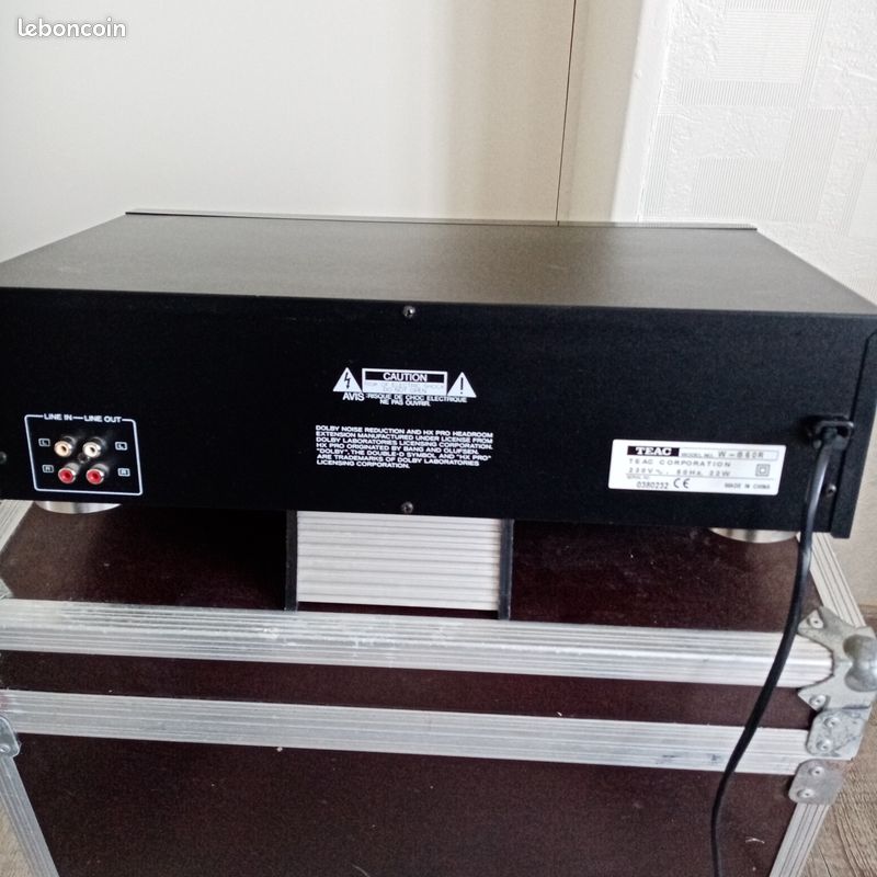 Platine Cassette TEAC W860 – Neuve Sous Emballage – Noire – Modèle Certifié