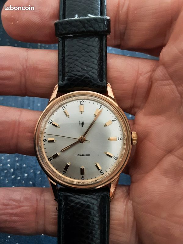 Montre Lip Vintage Mécanique Calibre 253 Référence 338603 - À Réparer - Fabriquée En France