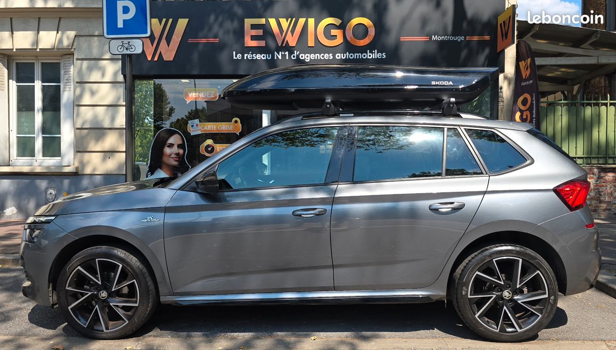 SKODA KAMIQ 1.0 TSI 110cv Monte-Carlo - DSG BVA - Apple Carplay & Android Auto - Coffre et barres de toit inclus (image 20)