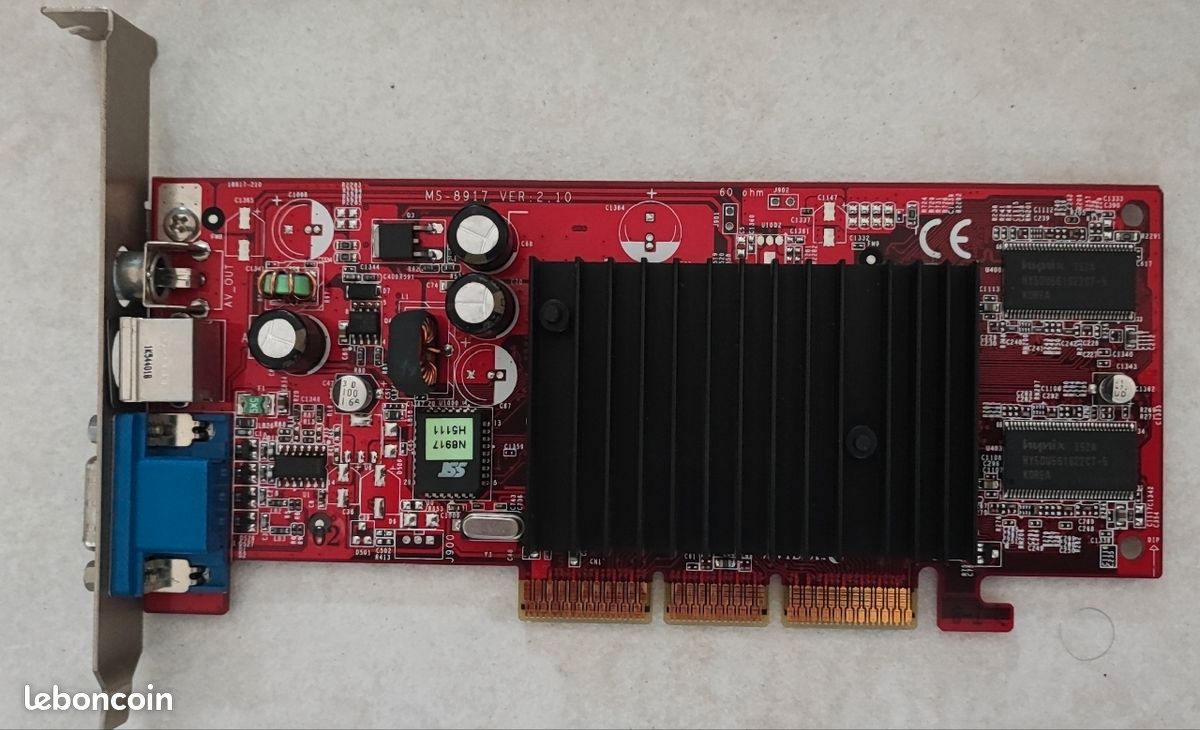 Carte graphique AGP HP 5187-4908 Lancer-210-M03 128MB VGA VIDEO (image 1)