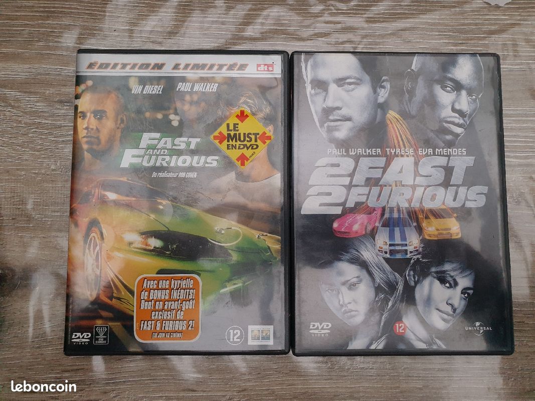Dvd Fast and furious 1 et 2 - DVD - Films