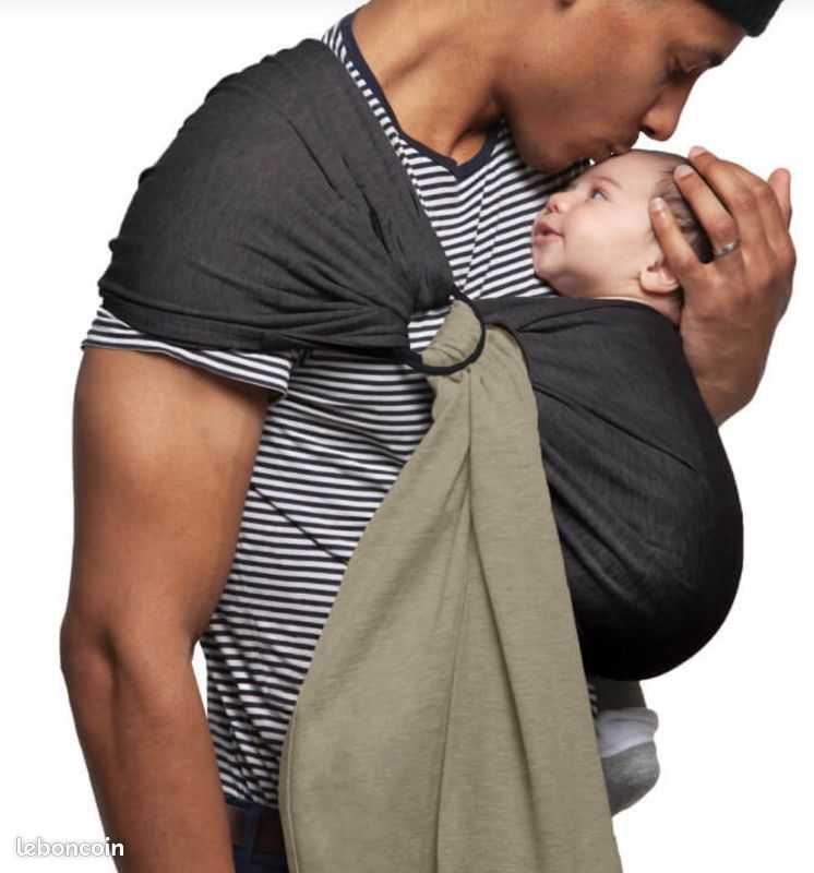 Écharpe de portage sans noeuds marque je porte mon bébé Réversible