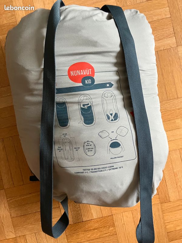 Sac de couchage enfant Lafuma Nunavut sac à dos Sport Plein air