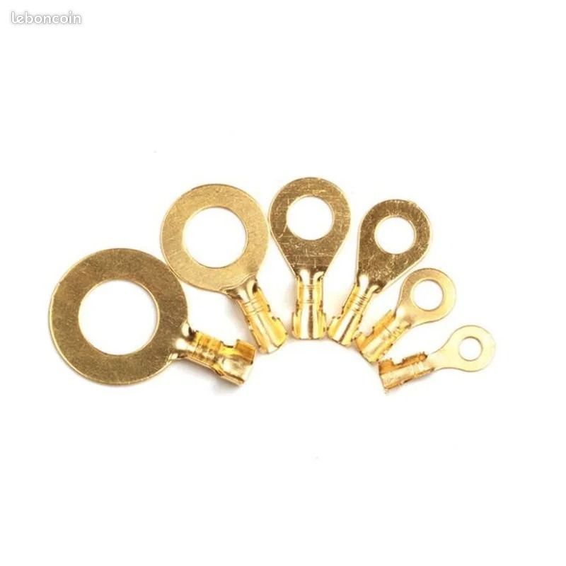 Bornes rondes en cuivre pour câblage (150 pcs) (image 6)