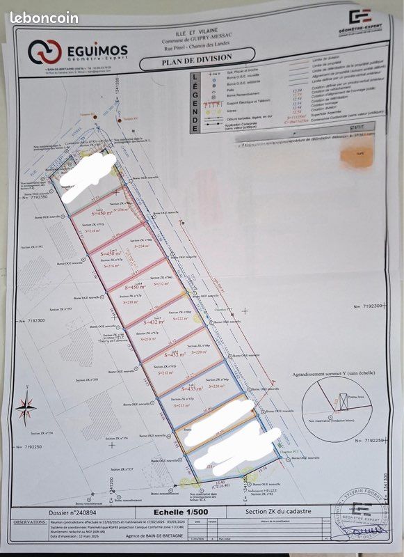 Terrain Guipry-Messac · 40 500 €