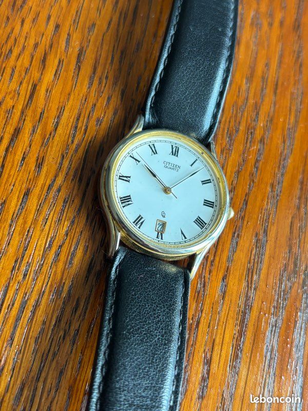 Montre Bracelet Citizen Vintage à Quartz - Pour Homme - Occasion (portée, à Vérifier)