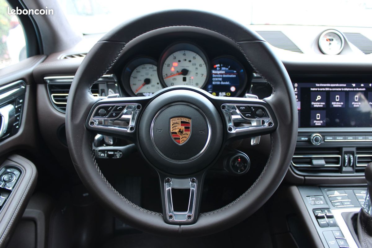 Porsche macan s-3.0l 355ch pdk-toit ouvr-sièg elect 18 reglg-jantes 911 / 21"-suspens pasm-phare pdls-orig france (image 4)