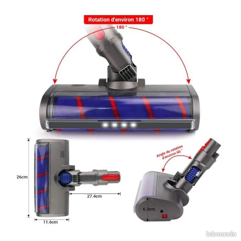 Nettoyage Brosse Dyson V11null