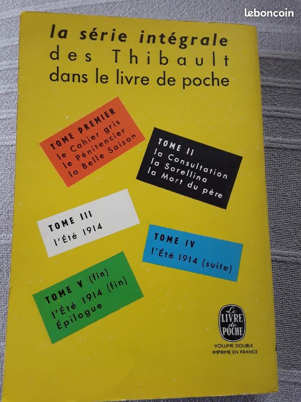 📚 COLLECTION : R.M DU GARD : les Thibault tome 5 (image 2)