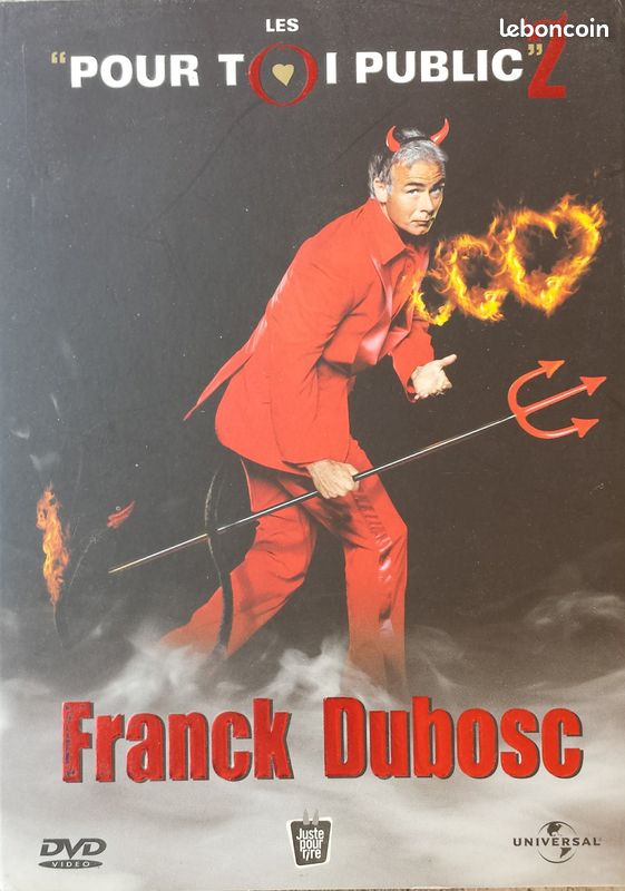 Franck DUBOSC DVD Pour toi public 2 (image 1)