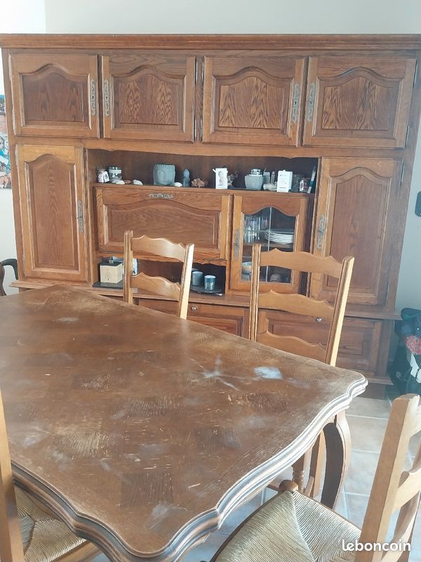 Salon buffet table 6 chaises 120 euros (image 1)