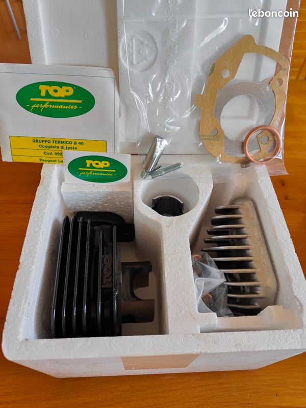 Cylindre LUDIX air d40 fonte avec culasse TOP PERFORMANCE (image 3)